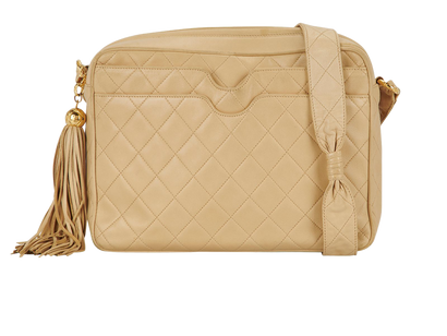 Chanel Camera Tassel Crossbody Bag, front view